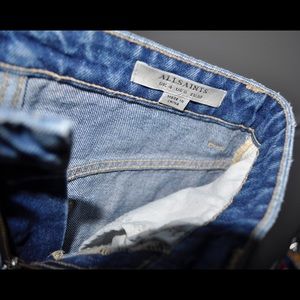 All Saints Denim Skirt